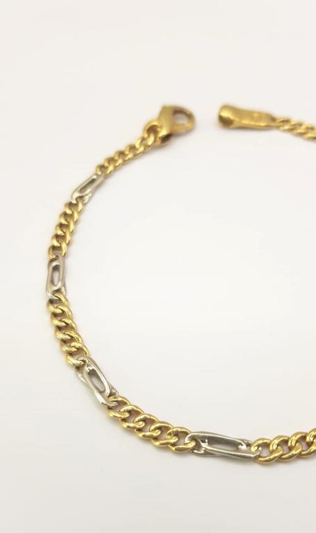 Bracciale in Oro giallo e bianco