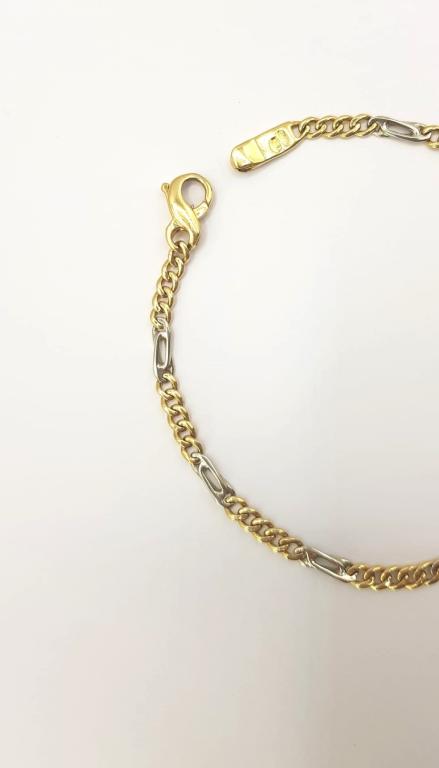 Bracciale in Oro giallo e bianco