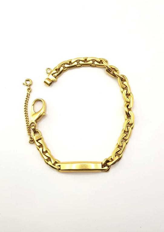 Bracciale con targhetta