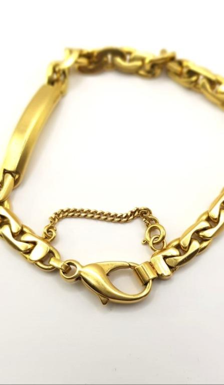 Bracciale con targhetta