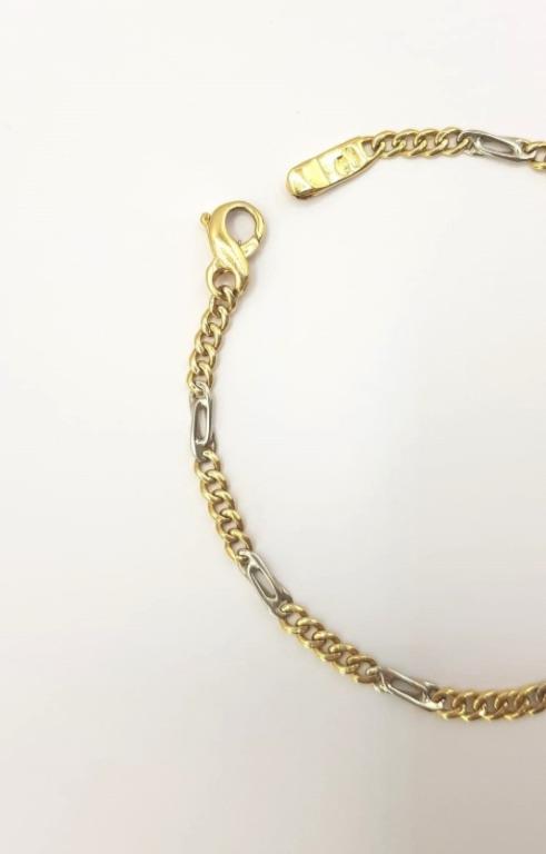 Bracciale in Oro giallo e bianco