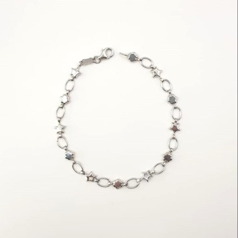 Bracciale con stelle e fiori