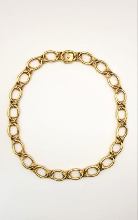 Collana maglia intrecciata