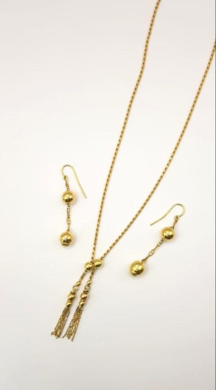 Parure sfere e nappine in SCONTO