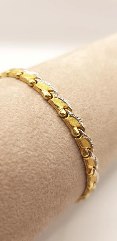 Bracciale con motivo a onda