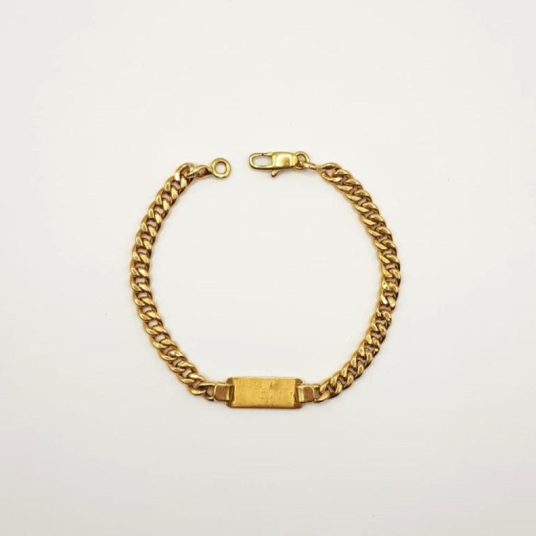 Bracciale da bambino con targhetta