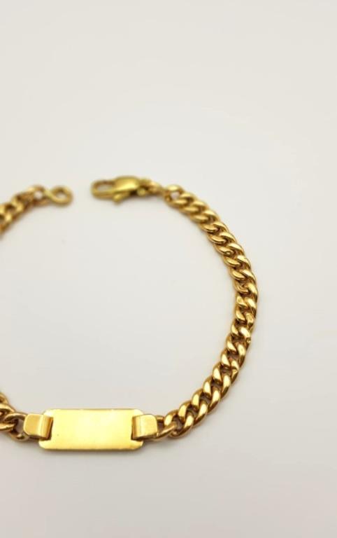 Bracciale da bambino con targhetta