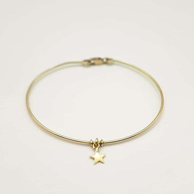 Bracciale rigido con stella