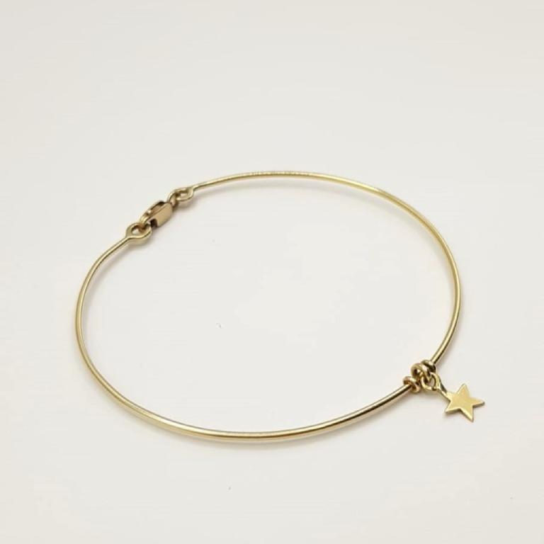 Bracciale rigido con stella