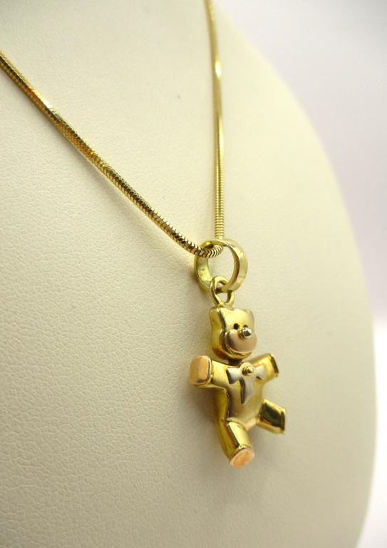 Collana fine con orsetto in SCONTO