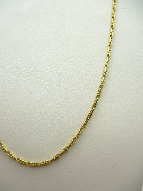 Collana con maglia traversino