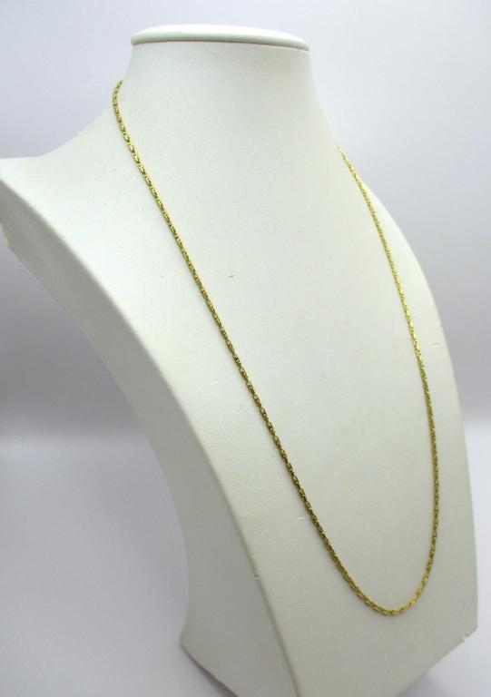 Collana con maglia traversino