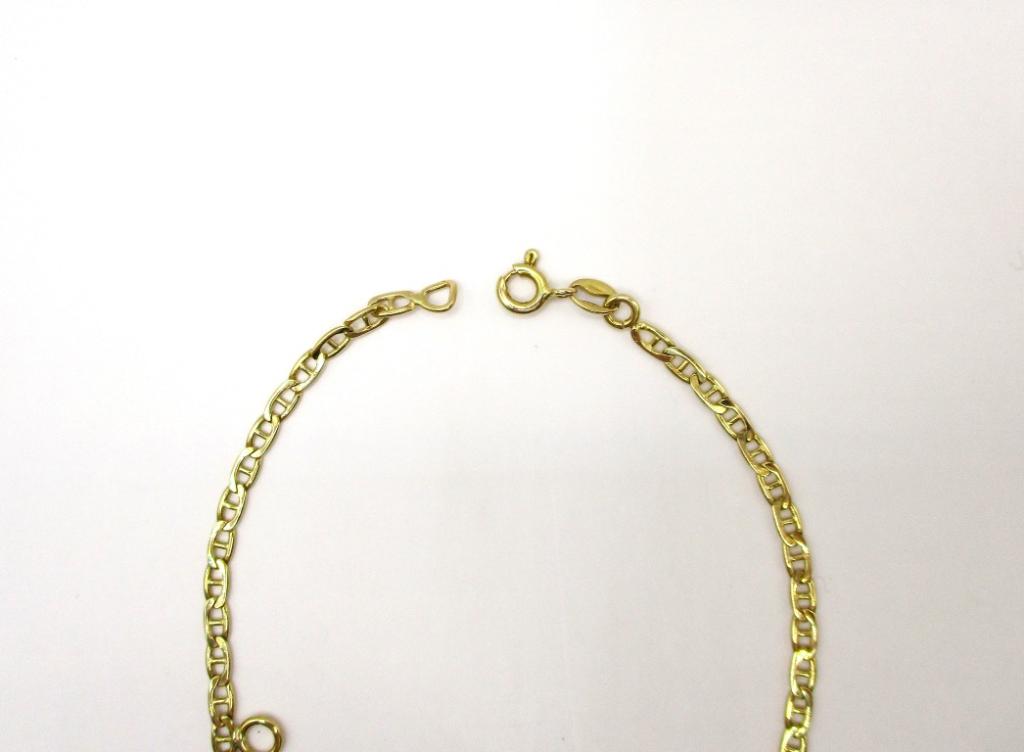 Bracciale sottile con targhetta
